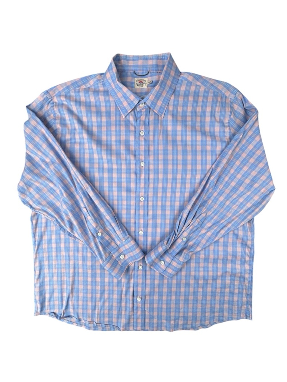 Faherty | Movement Shirt | Coral Sky Gingham | XXL | Excellent‎ condition!!